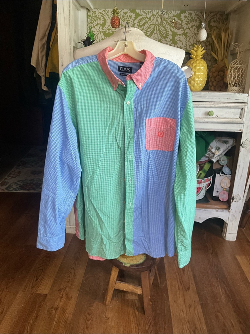 Chaps XXL/TTQ LS BUTTON UP